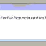 WARNING! Your Flash Player may be out of date hatası çözümü