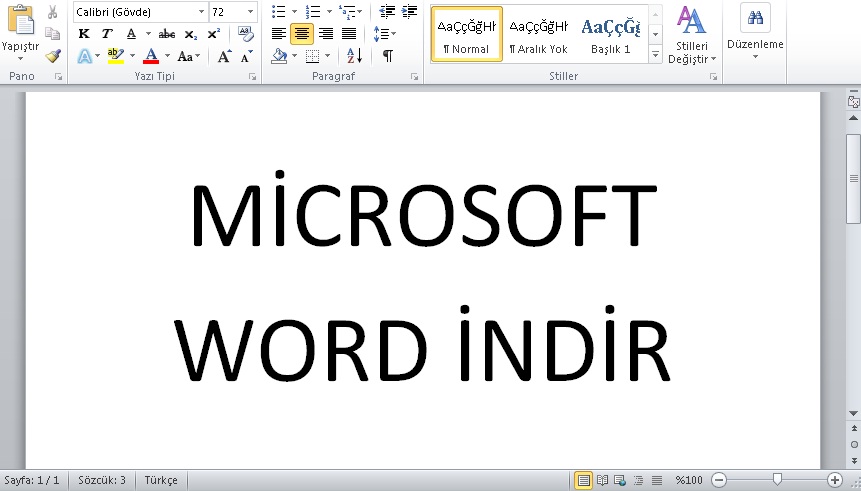 Microsoft word indir