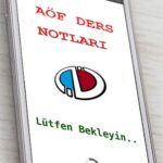 Android Aöf Ders Notları Uygulaması