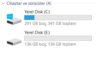 Yerel Disk Adı ve Harfini Değiştirme