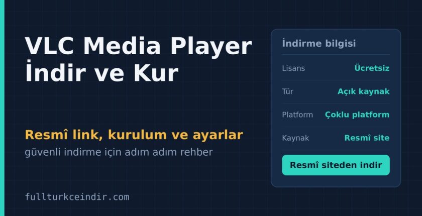 VLC Media Player İndir: Resmî Link, Kurulum ve Ayarlar VLC Media Player İndir: Resmî Link, Kurulum ve Ayarlar