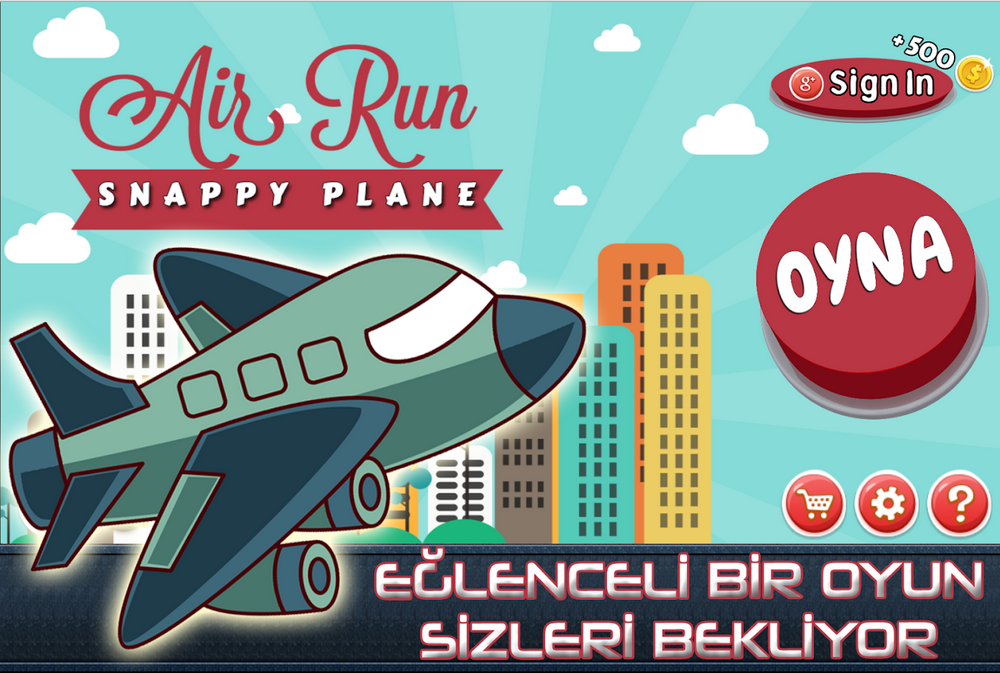Android Uçak Oyunu – Air Run: Snappy Plane