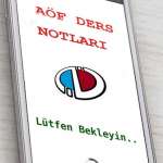 Android Aöf Ders Notları Uygulaması