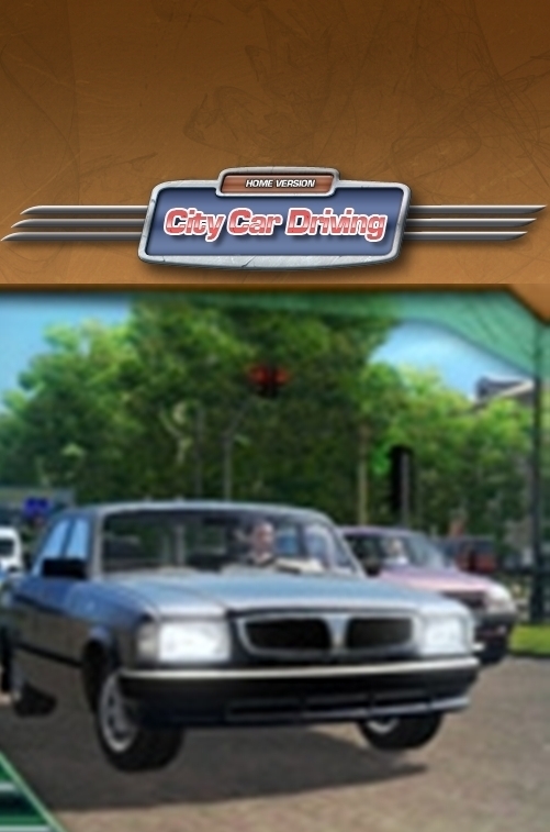 Москвич city car driving